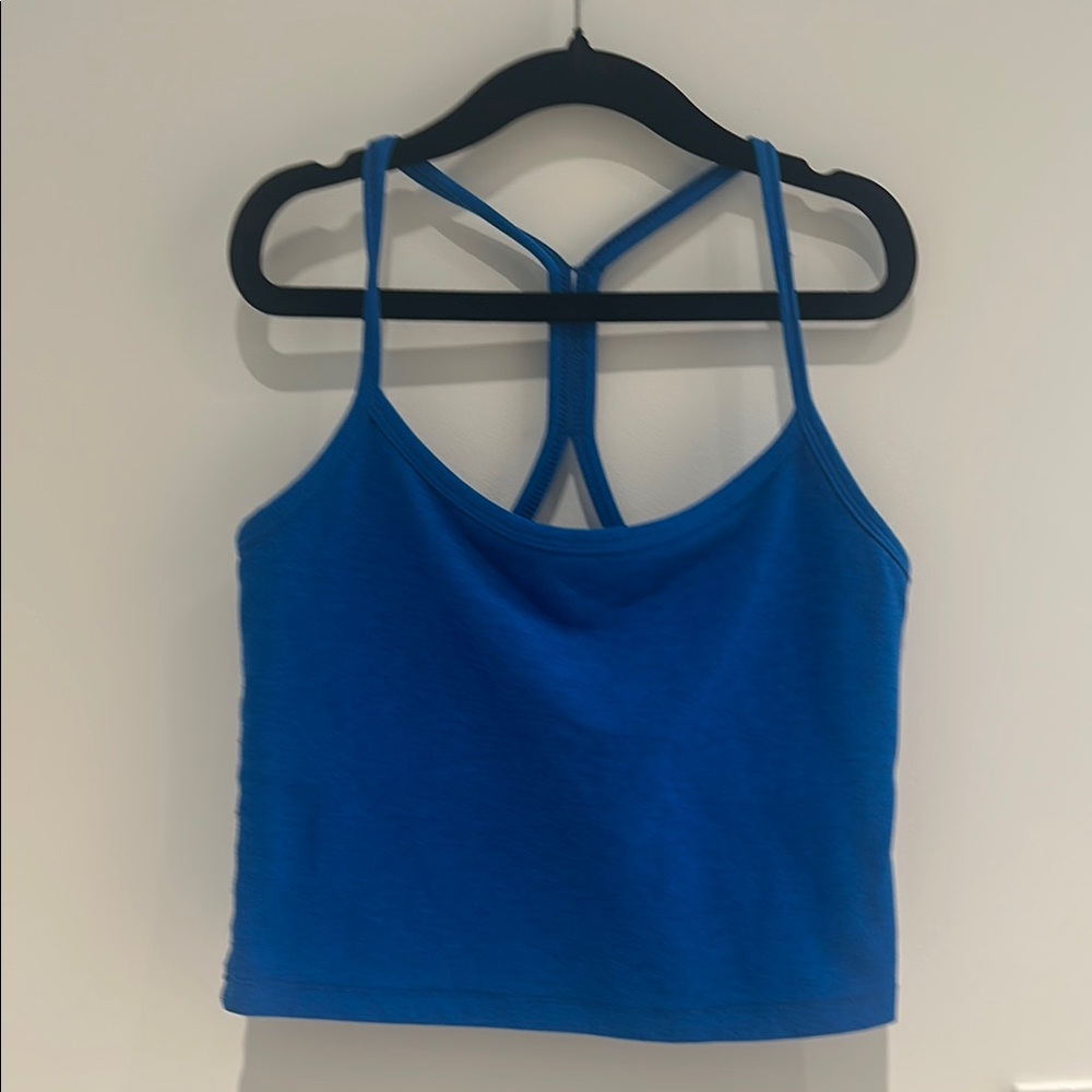 Blue Women's Strappy Top